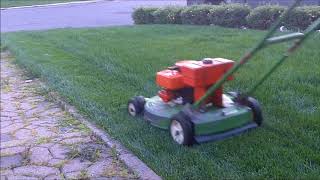 1965 Lawnboy 6252 (C-19), Stihl FSE 60 and Weed Eater Leaf Blower in Action