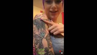 Daizha Morgann || Titts Stripper Tattoo Scope  So sexy  ✔