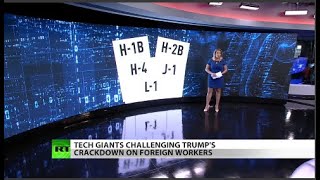 Tech giants blame Trump for blocking H1-B visas
