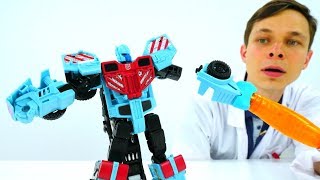 Игры с доктор Ой - Собираем робота Хот Спота