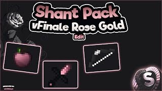 Minecraft PvP Texture Pack -  Shant Pack vFinale Rose Gold Edit┃ Build UHC - Pot PvP