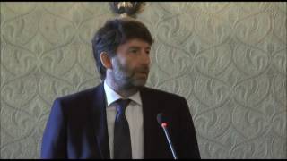 Conferenza Ministro Dario Franceschini "Cultura e Turismo per la crescita del Paese", 10marzo2017