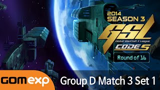 Code S Ro16 Group D Match 3 Set 1, 2014 GSL Season 3 - Starcraft 2