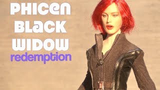 TBLEAGUE PHICEN custom Black Widow re-visited 1/6 figure review (Not Hot Toys)