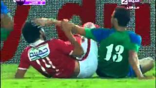 مبارة الاهلى vs مصر المقاصة 1 / 0 فى الاسبوع الرابع من الدورى المصرى 2015 / 2016