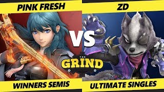 Smash Ultimate Tournament - Pink Fresh (Byleth) Vs. ZD (Wolf) The Grind 112 SSBU Winners Semis