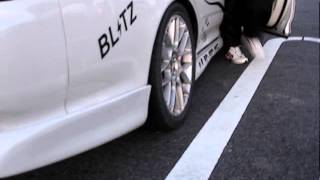 Toyota Mark II 90 Twin Turbo 2.5L 350Hp burnout and exhaust sound