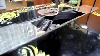 Швейная машинка Зингер 1911г работа челнока