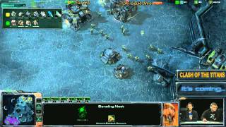 Destiny, Cella and Debo commentating Idra vs. Jinro [Game 1] - Starcraft 2 Showmatch