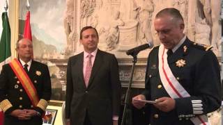 Imposición de la Gran Cruz del Mérito Militar con Distintivo Blanco