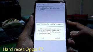 How to Hard Reset Oppo F7