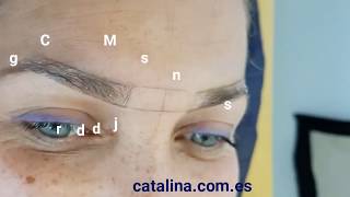 Antes y después sombreado de cejas #shading con #micropigmentacion