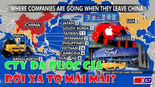 Các công ty đa quốc gia định hình lại chuỗi cung ứng, rời xa Trung Quốc mãi mãi?