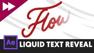 S008 Smooth Liquid Text Animation (Text Write Out Speed Art)