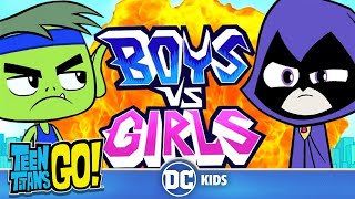 Teen Titans Go! | Boys vs. Girls | DC Kids
