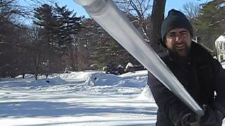 Roof Razor® Roof Rake Removing Snow in Sudbury, MA - Part 3
