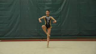 Jessie's Level 8 Floor Routine at 2019 Rhythmic Junior Olympic Championships