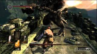 Dark Souls: Taurus Demon Boss Fight - Gameplay Movie (PS3)