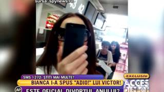 Bianca Dragusanu si Victor Slav si-au spus "ADIO!"