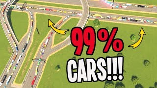 The Most Cars I've EVER seen in Cities Skylines!