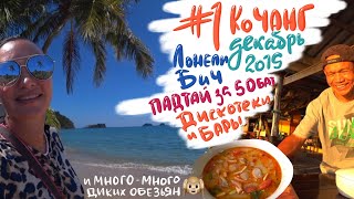 #1 Ко Чанг, декабрь 2019. Отель Sea Flowers. Дикие обезьяны. Падтай за 50 бат на Лонели бич.