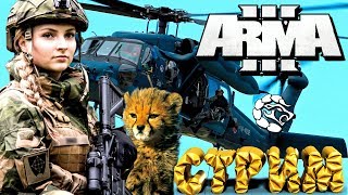 ?ARMA 3 [18+] ? БОГИНЯ АиМА и её ручной Гепард на новой карте ?_♕неДЕВСТВЕННЫЙ СТРИМ МАНТИКОРЫ♕#4