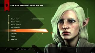 Dragon Age: Inquisition | Female Elf Warrior Character Creation | 60fps Ultra Settings