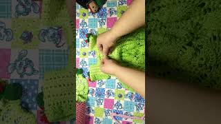 Вязанное платье крючком для девочки зеленое [От безделья Рукоделие]