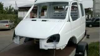 Кабина ГАЗ 33023 "Дуэт" в мет. окр. Бизнес под дв.Cummins