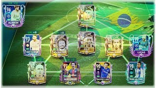 EPIC FULL BRAZIL SPECIAL CARDS SQUAD BUILDER ! FIFA MOBILE 19