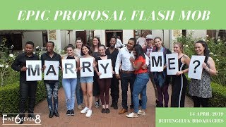 Epic Proposal Flash Mob - Bride-to-be Caught Off Guard