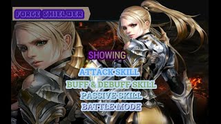 Cabal online / cabal mobile force shielder review all skills and battle mode