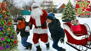 Santa Claus & Igorek! Развлечения для детей Подарки от Санта Клауса Merry Christmas Tiki Taki