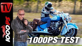 Kühlschrank-Racing - Indian Chief Vintage am Track