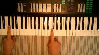 Lady Antebellum - Just a Kiss - How to Play on Piano in Db