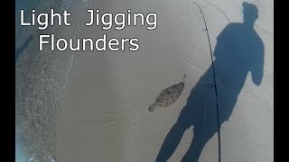 Ultra Light Tackle Beach Jigging - Flounders and Sea Robins ep. 93