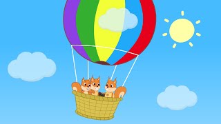Famille d'Écureuil - Voyage En Montgolfière Vidéos Animé 2021 en Français 13+