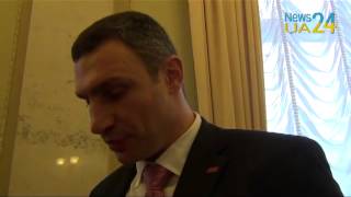 Виталий Кличко против кулаков в парламенте
