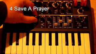 Eight classic electronic sequences with Arturia MicroBrute