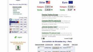 Tipo de Cambio del Dolar, Euro y conversor en Linea