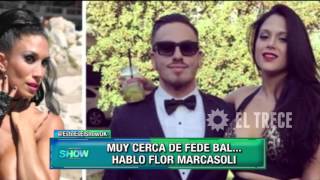 Flor Marcasoli habló de su reencuentro con Federico Bal