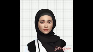 Ileana Hijab - Create a Sim Hijab Style - The Sims 4 Indonesia