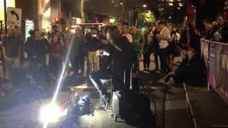 Skilled Street Guitarist
