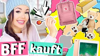 Wirf DARTPFEIL auf KARTE & BFF kauft wo er landet ? | ViktoriaSarina
