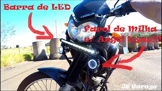 Nova Iluminação da Ténéré - Faróis de Milhas+Barra de LED!!!