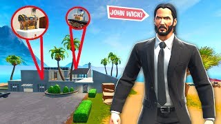 I can ONLY use loot from John Wick's House in Fortnite... (this is SO HARD)