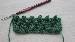 Вязание крючком. Урок 17 - Узор "ПОПКОРН" | Pattern "POPCORN" crochet