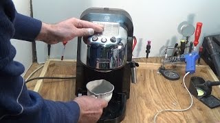 Кофеварка Delonghi не проходит вода