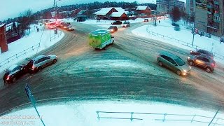 ДТП в Серпухове. Догнала очень медленно... 13 января 2017г.