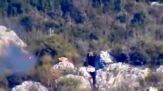 Охота на боевиков ИГИЛ в горах.Террористы,как мишени в тире